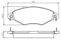 BOSCH 0986495260 Ön Fren Balata