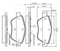 BOSCH 0986495102 Ön Fren Balata