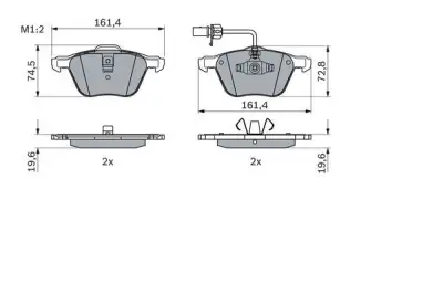 BOSCH 0986494035 Fren Balatası Ön - 7. Görsel