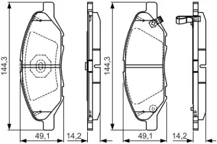 Ön Fren Balatası Nissan 41060Ee30J