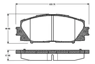 Ön Fren Balatası Toyota Yaris