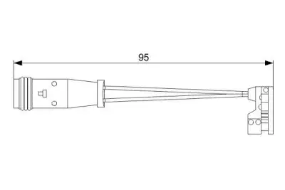 BOSCH 1987473006 Arka Balata - 1. Görsel