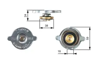 OPAR 4256228 Radyator Kapagı