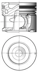 Piston (75.00MM-STD)   KOLBENSCHMIDT 41792600