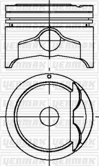 Piston (75.50MM-0.50)  NÜRAL 86-71131-050