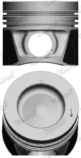 Piston (81.00MM-STD) (0.20MM KISA)  NÜRAL 87-72508-STD
