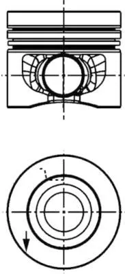 Piston+Segman FEDERAL ORJINAL FM 87-72518 050