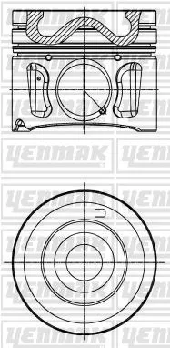 Piston (84.00MM-0.50)   KING PISTON 18-6592223 - 1. Görsel