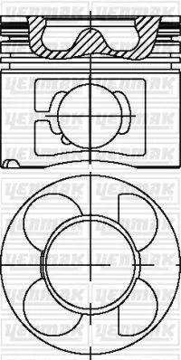 Piston (84.25MM-STD)   SONNE 095KR00301