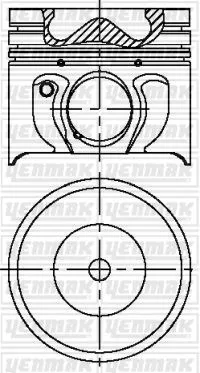 Piston (86.01MM-0.50)  KONEKS 241192