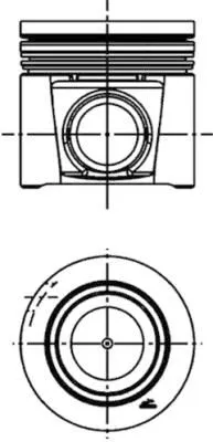 Piston (88.00MM-0.60)  NÜRAL 87-70755-060