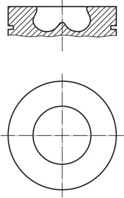 Piston (89.90MM-0.50)  KING PISTON 18-2582663