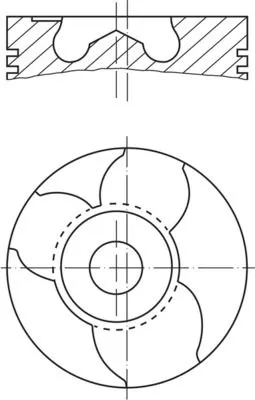 Piston+Segman FEDERAL ORJINAL FM 87-72167 050