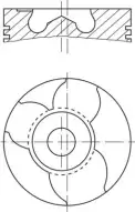 Piston+Segman FEDERAL ORJINAL FM 87-72166 050