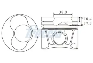 Piston FRECCIA FP23-111000