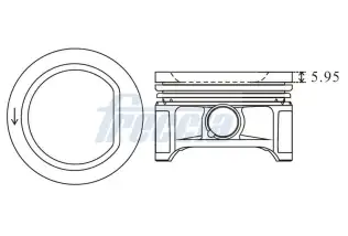 Piston FRECCIA FP23-111700