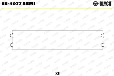 Yatak Burcu, Biyel GLYCO 55-4077 SEMI - 1. Görsel