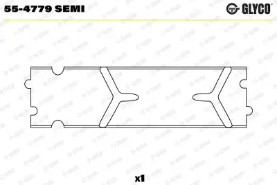 Yatak Burcu, Biyel GLYCO 55-4779 SEMI - 1. Görsel
