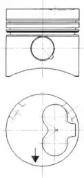 Piston+Segman FEDERAL ORJINAL FM 87-72189 050