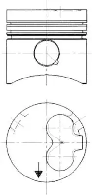 Piston+Segman FEDERAL ORJINAL FM 87-72189 050