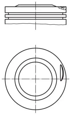 Piston MAHLE 081 77 02