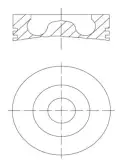 Piston MAHLE 681 12 02