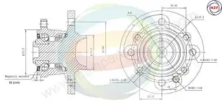 Tekerlek Yatağı Seti Multiparts 70-340050