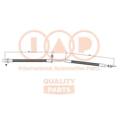 Fren Hortumu IAP QUALITY PARTS 708-17100 - 1. Görsel