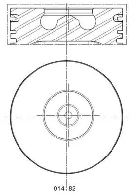 Piston (93.67MM-0.60)   KONEKS 211221