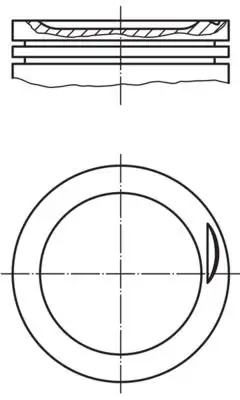 Piston MAHLE 681 06 02
