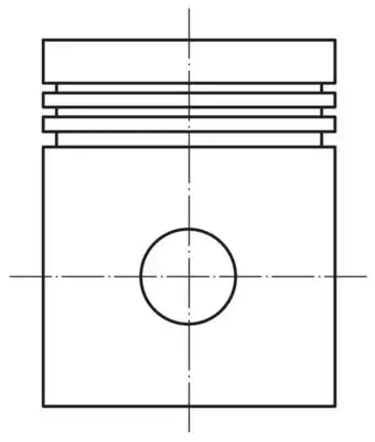 Piston MAHLE 022 27 02 - 1. Görsel