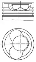 Piston MAHLE 030 58 02