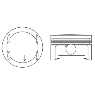 Piston MV Parts MV P9708