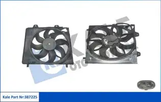 Radyatör Fan ve Motoru  PSA ORJINAL 9827752980