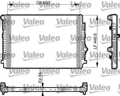 VALEO 735549 Su Radyatörü - 1. Görsel