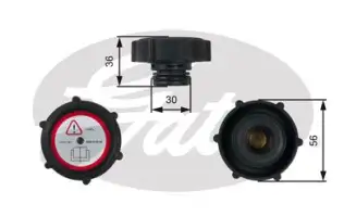 GATES RC230 Radyatör Yedek Su Depo Kapağı