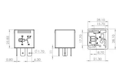 BOSCH 0986AH0204 Röle - 5. Görsel