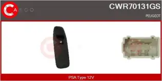 Şalter, Cam Krikosu Genuine CASCO CWR70131GS