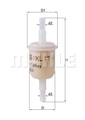 MAHLE KL13OF Yakıt Filtresi - 3. Görsel