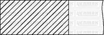 Segman (82.51MM-STD)  YENMAK 91-09329-000 - 1. Görsel