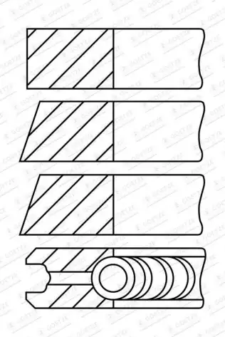 Segman (87.68MM-STD)  KONEKS 641100