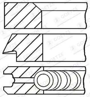 Segman Seti GOETZE ENGINE 08-109100-00