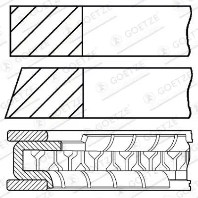 Conta Seti, Silindir Kapağı IAP QUALITY PARTS 116-10050 - 1. Görsel