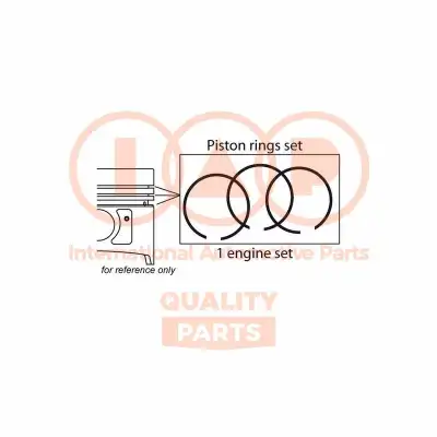 Segman Seti IAP QUALITY PARTS 102-07023 - 1. Görsel
