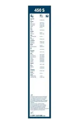 BOSCH 3397118506 Silecek Süpürgesi Ön Takım - 3. Görsel