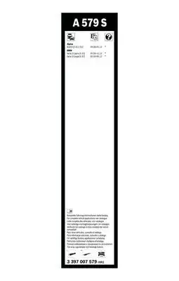 BOSCH 3397007579 Silecek Süpürgesi Ön Takım - 5. Görsel