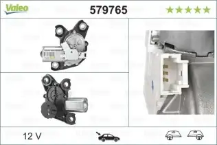 Silecek Mekanizma Motoru Arka FIAT ORJINAL 9840123880