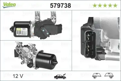 VALEO 579738 Silecek Motoru Ön - 1. Görsel