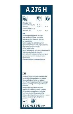 BOSCH 3397013741 Silecek Süpürgesi Arka - 5. Görsel