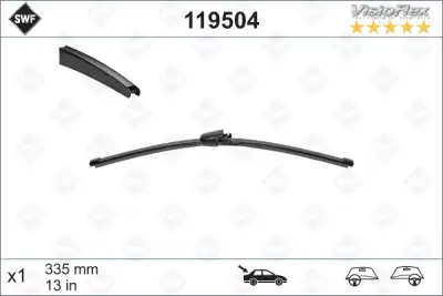 VALEO 119504 Silecek Süpürgesi Arka - 1. Görsel